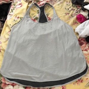 lulumelon tsnk top striped gray m
